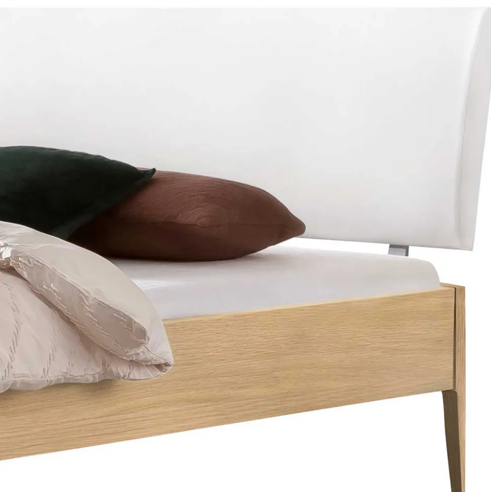 Bett aus Eiche Massivholz Hell - Croatia