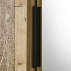 Bett mit Nachtkonsolen & Schrank - Naiavio (vierteilig)