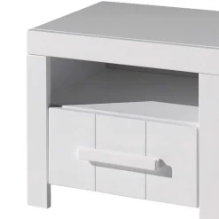 Bett und Nachtkommode und Schrank Set - Ellen