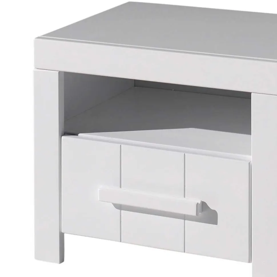 Bett und Nachtkommode und Schrank Set - Ellen