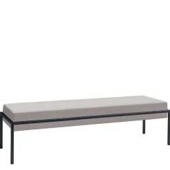 Bettbank in Grau Stoff - Onald