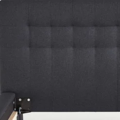 Bettgestell in Dunkelgrau mit 140x200 Liegefläche - Vladin