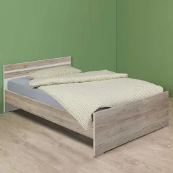 Bettgestell in Holzoptik Eiche San Remo - Folio