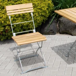 Biergarten Sitzgruppe für 4 Personen - Bray (fünfteilig)