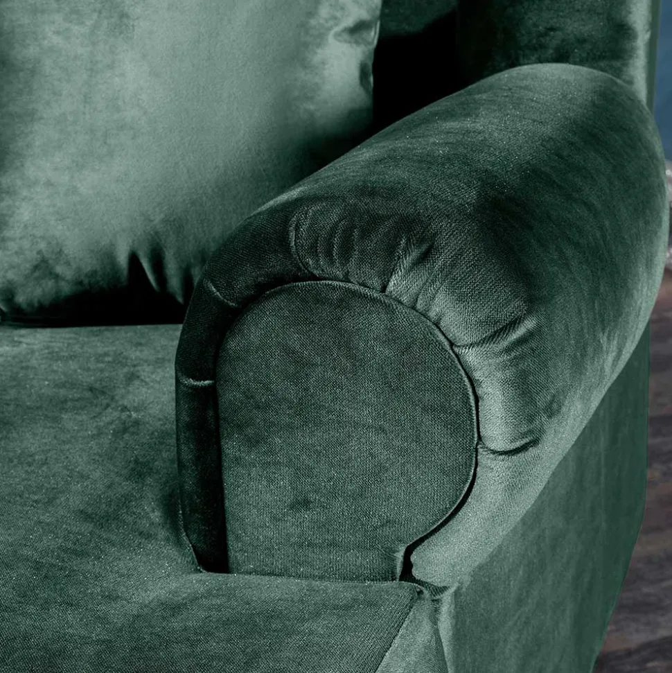 Big Samtsessel in Grün - Circiut