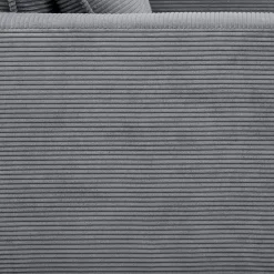 Big Sessel aus Cord in Anthrazit - Ruffos