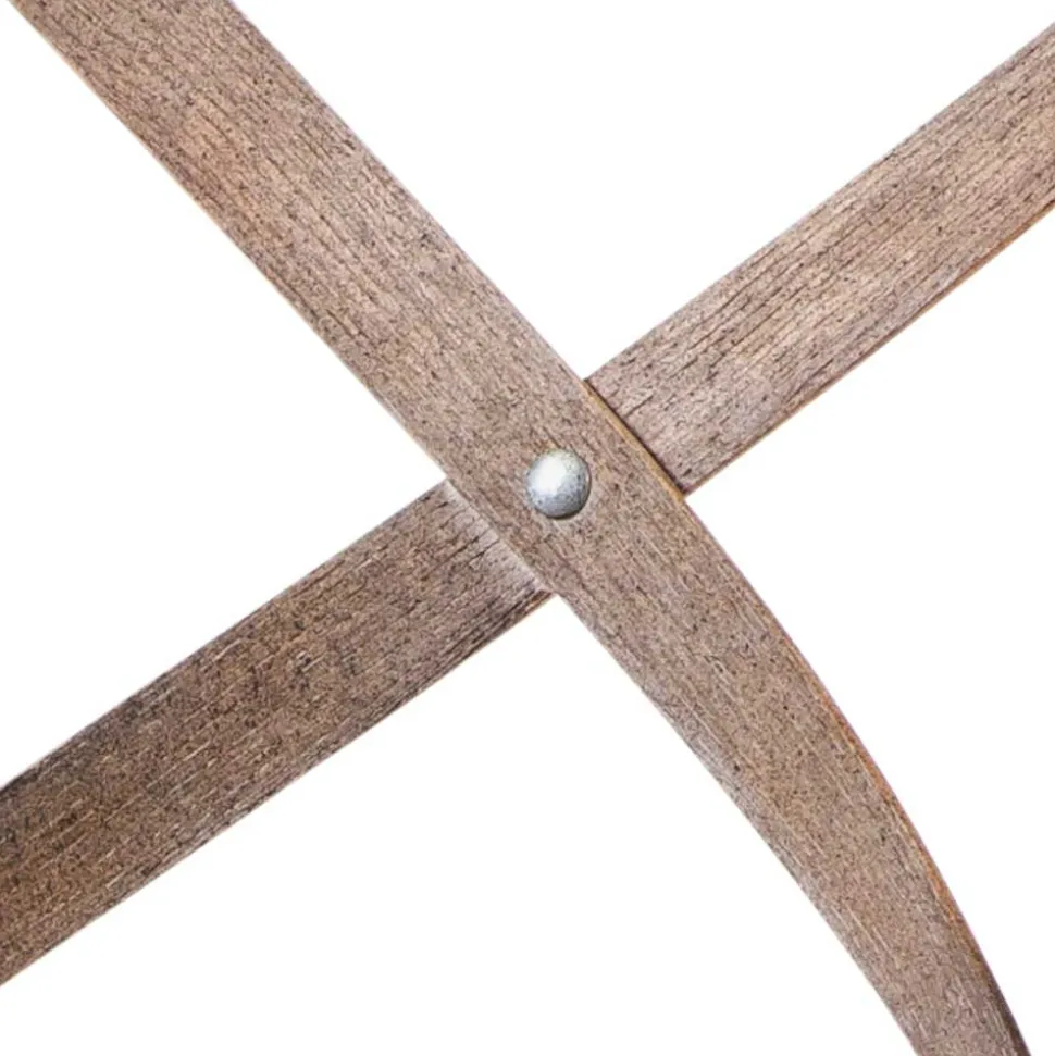 Bistro Landhaus Stuhl aus Eiche Grey Wash - Rosalino