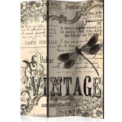 Blickdichter Paravent mit Vintage Motiv - Havanna