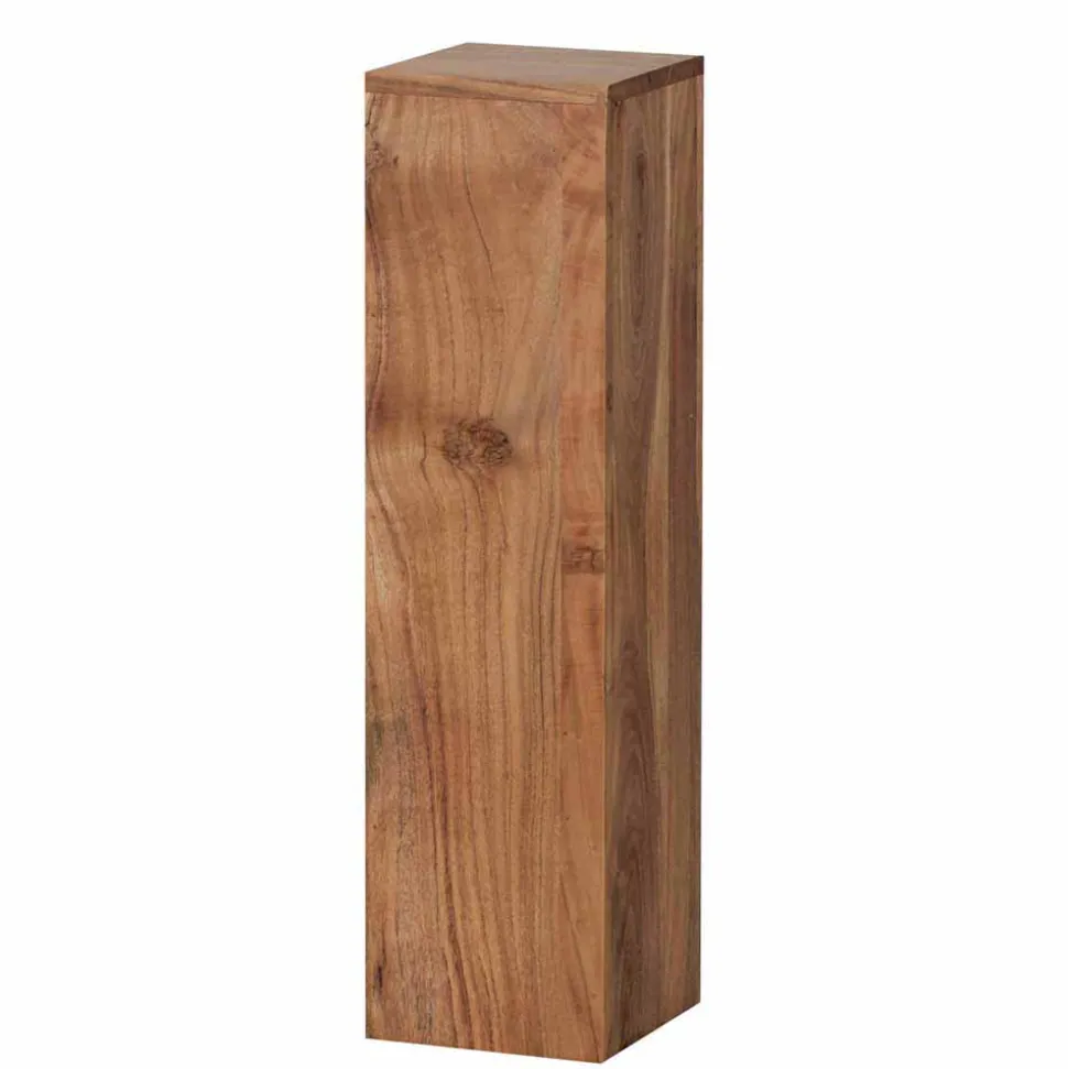 Blumensäulen Set Vislan aus Holz massiv Akazie (dreiteilig)