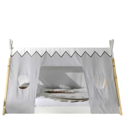 Bodentiefes Bett für Kinder in Zeltoptik - Nitrino