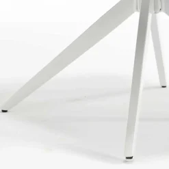 Boucle Armlehnenstuhl in Grau - Lulumo (2er Set)