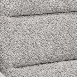 Boucle Armlehnenstuhl in Grau - Lulumo (2er Set)