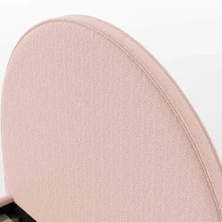 Boucle Einzelbett in Rosa mit Natur - Skylab