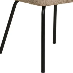 Boucle Polsterstühle in Beige - Runicava (2er Set)