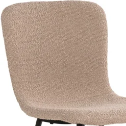 Boucle Stühle in Beige - Menoria (2er Set)