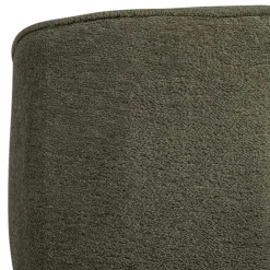 Boucle Tischsessel in Dunkelgrün - Norian