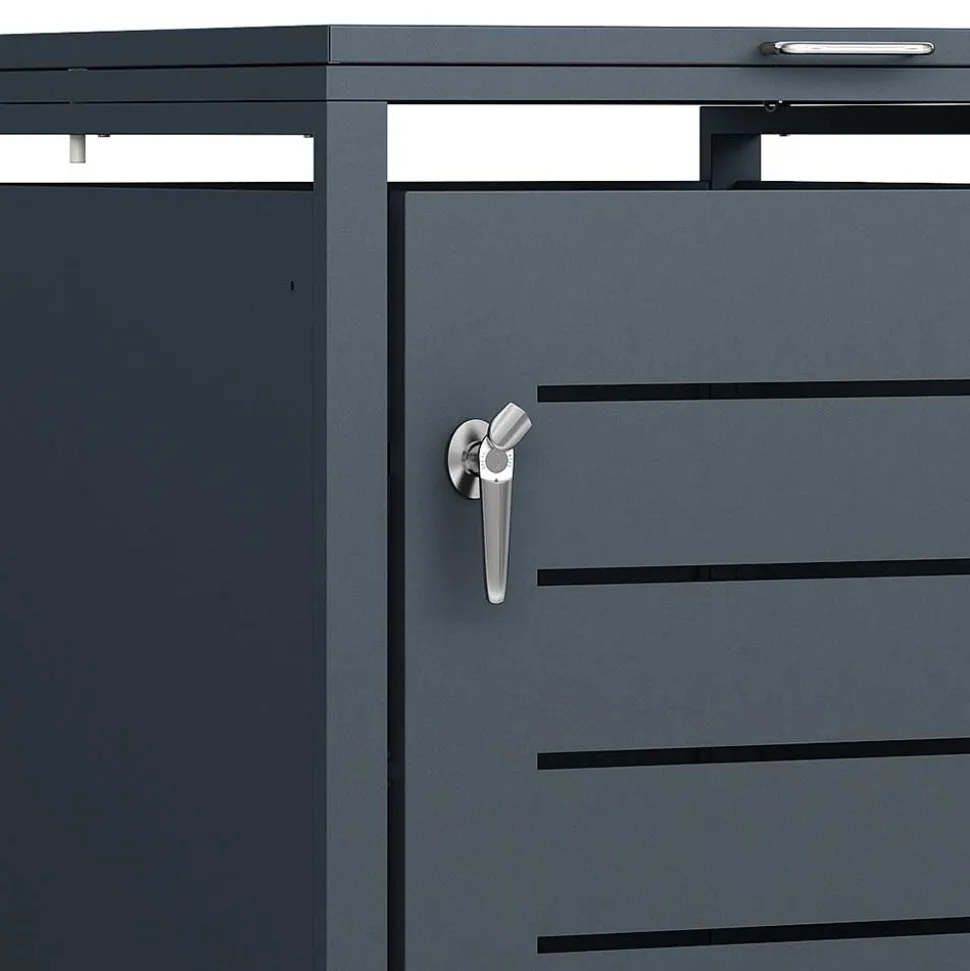 Box für eine Mülltonne aus Stahl - Vadoz