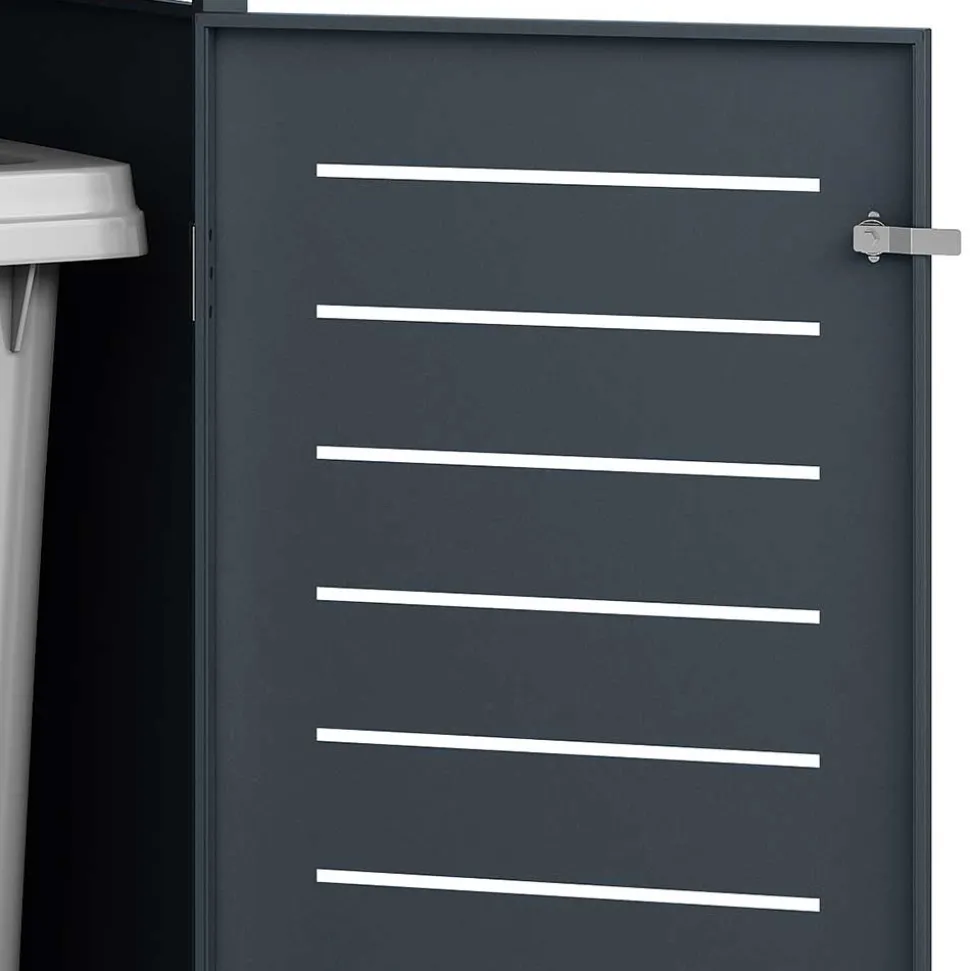 Box für eine Mülltonne aus Stahl - Vadoz