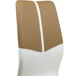 Braun Weiße Tischgruppe Sisela mit ausziehbarem Tisch (fünfteilig)