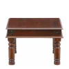 Brauner Kolonialstil Couchtisch 60x60 oder 120x75 - Meho