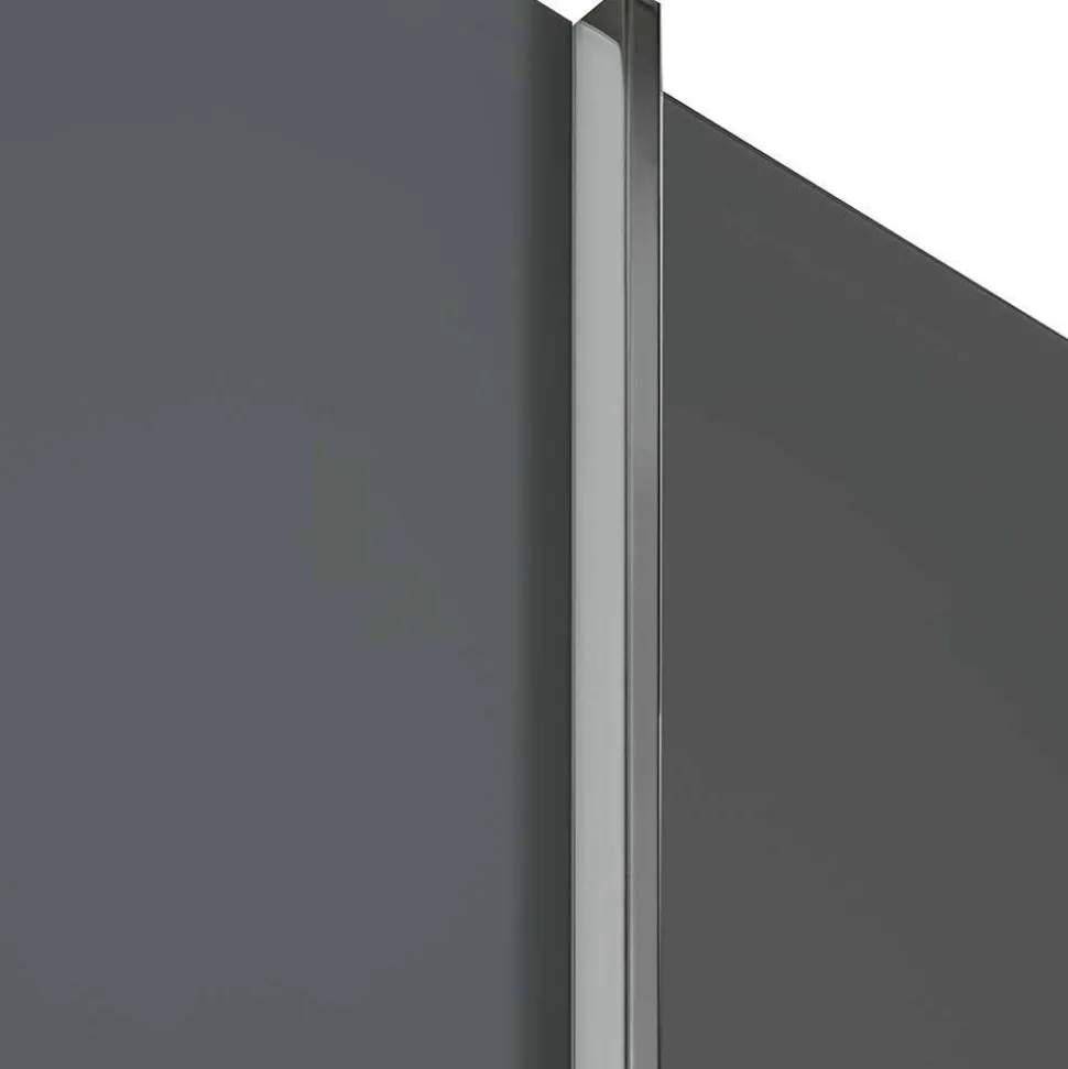 Brauner Kombi-Kleiderschrank 300 cm breit - Yana