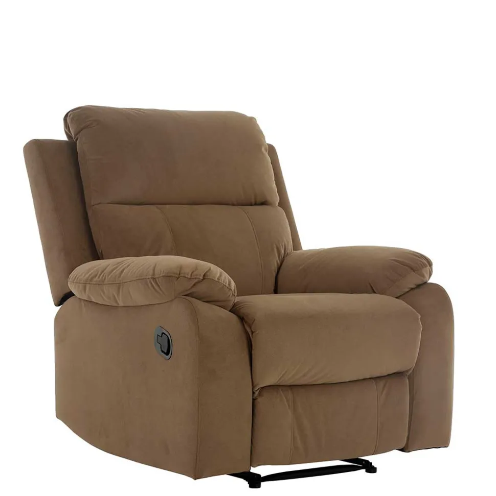 Brauner Sessel mit Relaxfunktion - Ceoni