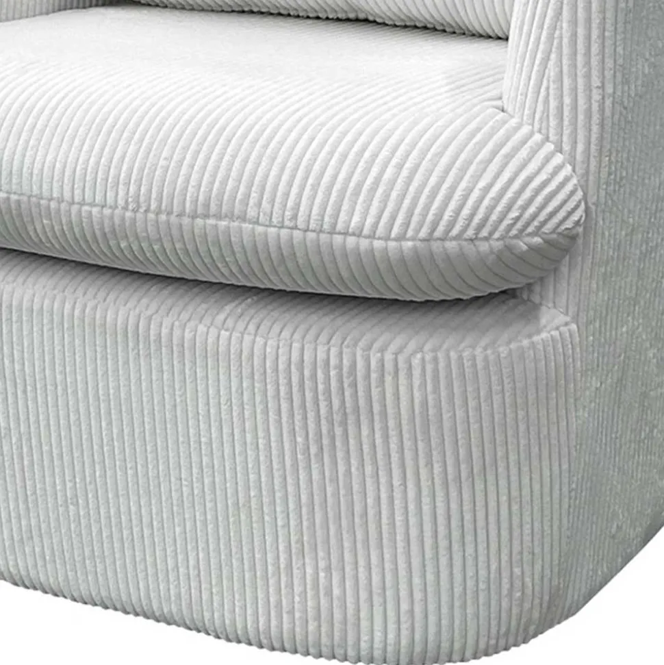 Breitcord Sessel in Offwhite - Fenturam