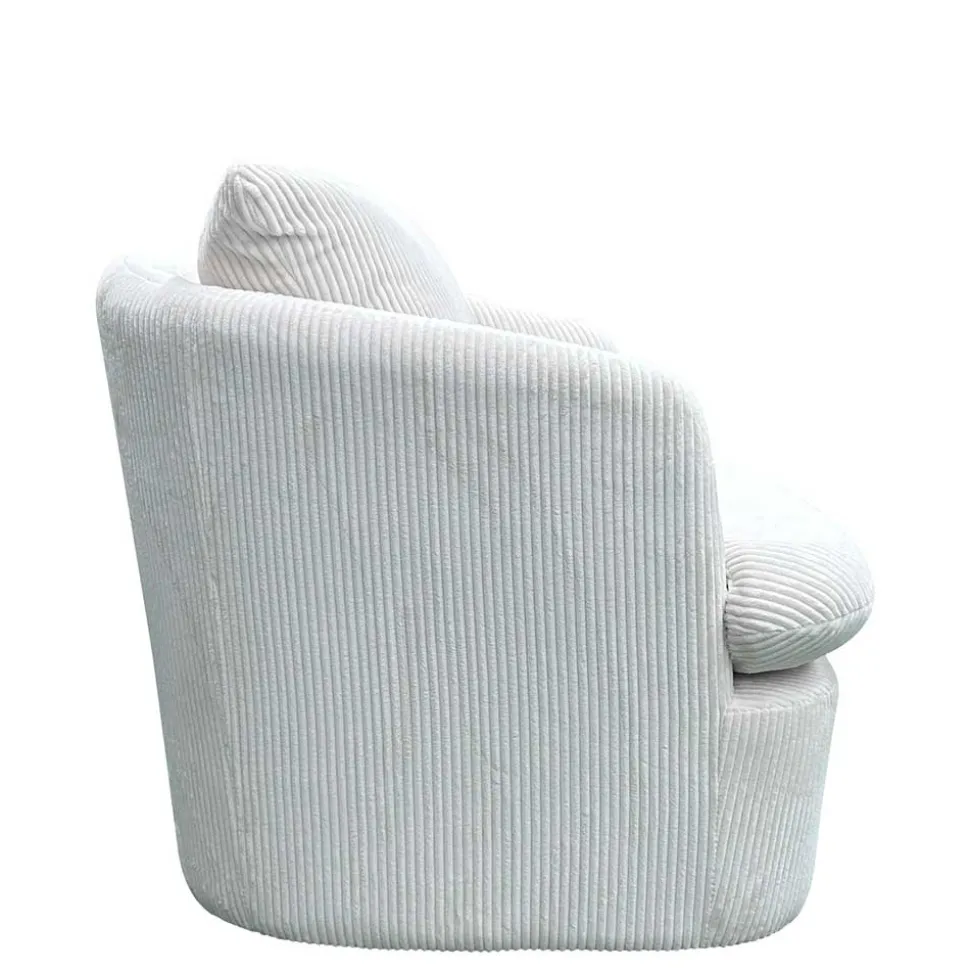 Breitcord Sessel in Offwhite - Fenturam