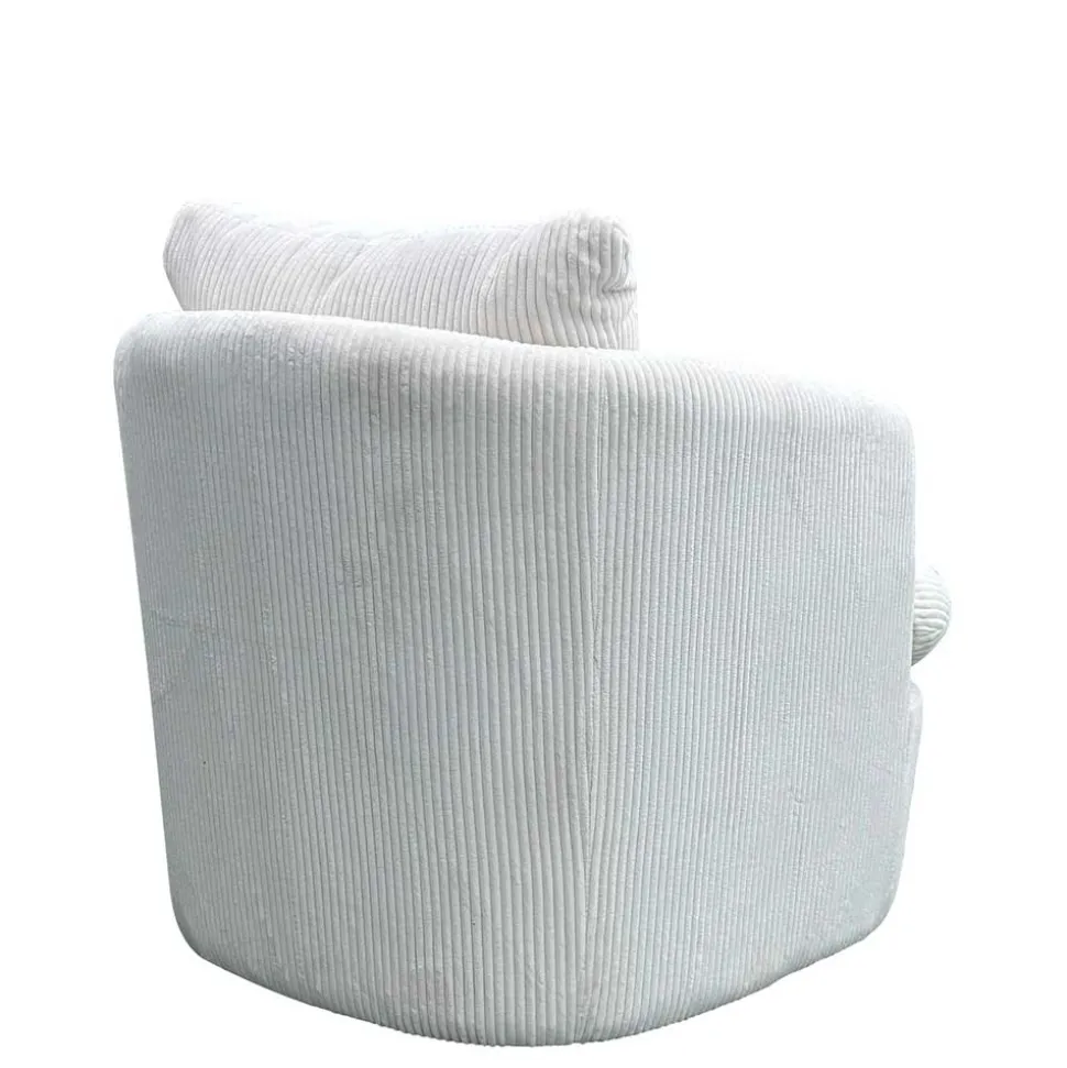 Breitcord Sessel in Offwhite - Fenturam