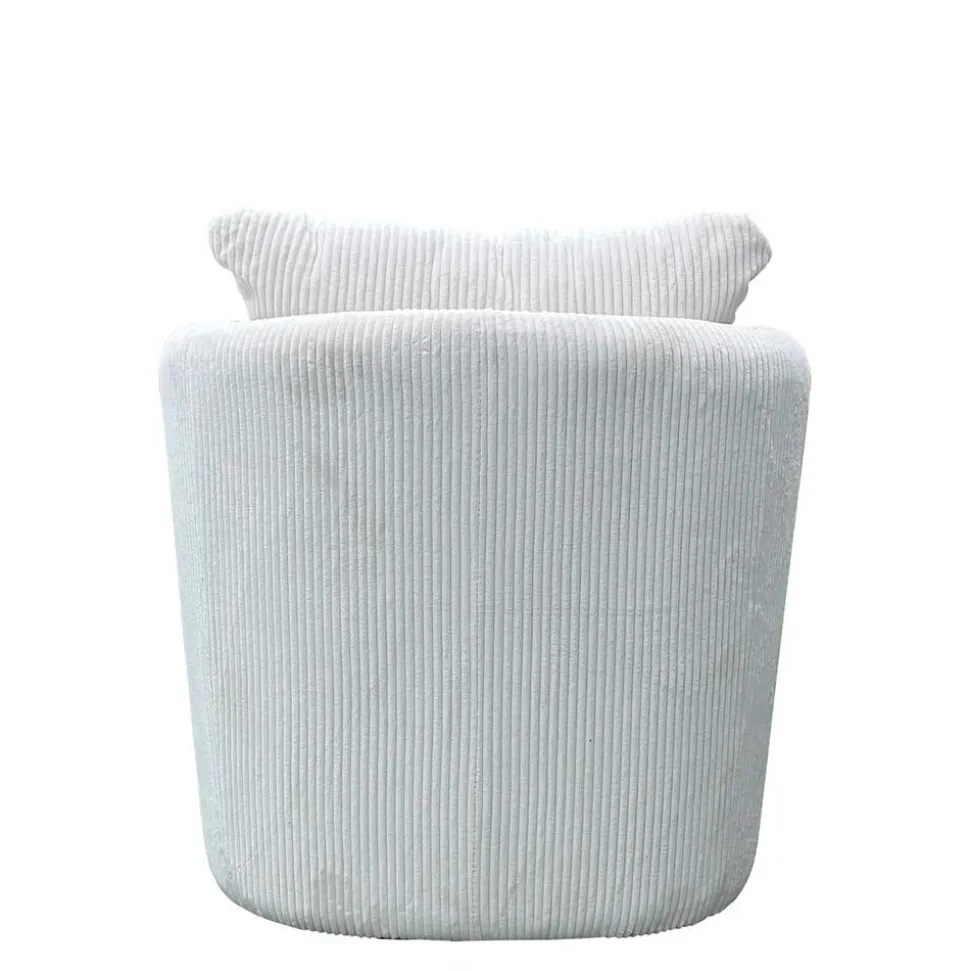 Breitcord Sessel in Offwhite - Fenturam