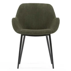 Breitcord Stühle in Dunkelgrün - Rovakis (4er Set)