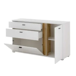 Breite Kombi-Kommode mit LED Beleuchtung - Racelyn