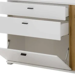 Breite Kombi-Kommode mit LED Beleuchtung - Racelyn