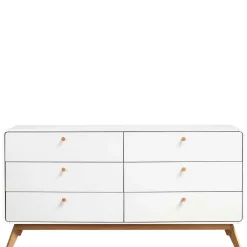 Breite Kommode mit sechs Schubladen - Kolreva