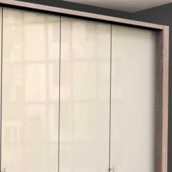 Breiter Kleiderschrank mit 2 Falttüren - Rativian