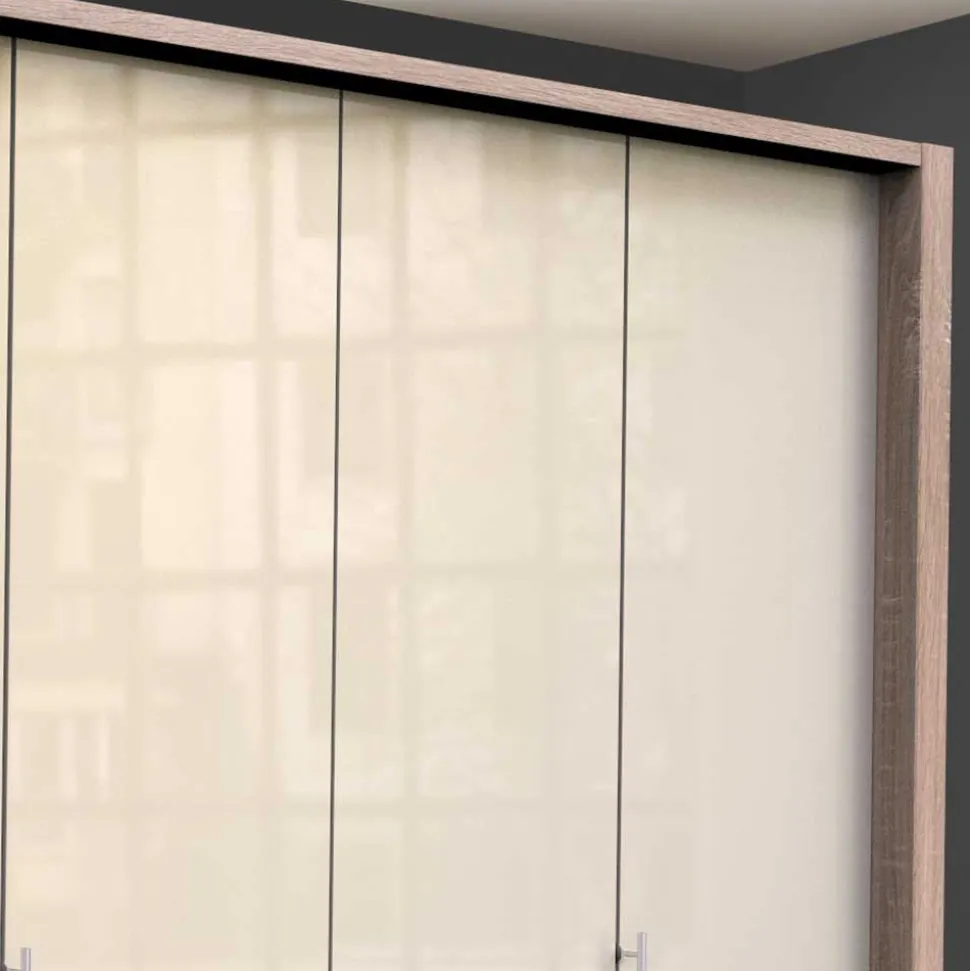 Breiter Kleiderschrank mit 2 Falttüren - Rativian