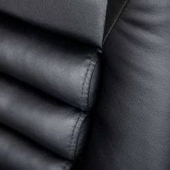 Büro Drehsessel aus Kunstleder in Schwarz - Emsa