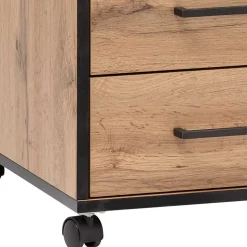 Büro Rollcontainer in Eiche Optik - Zustic