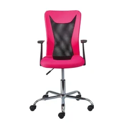 Bürodrehstuhl in Pink & Schwarz - Catama