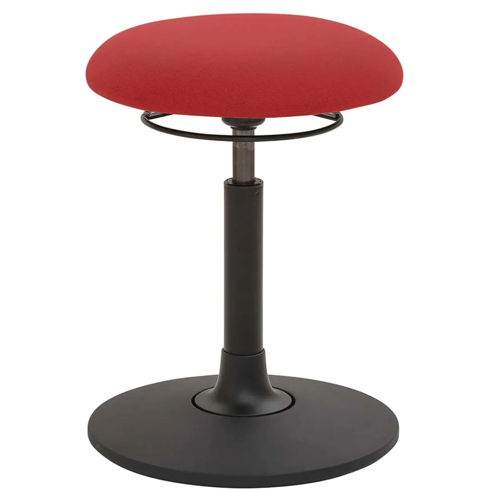 Bürohocker in Rot & Schwarz - Myranga