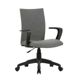 Bürostuhl in Grau mit Armlehnen - Lucasz