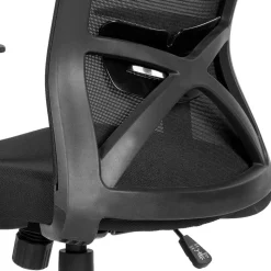 Bürostuhl in Schwarz aus Mesh und Stoff - Suvanica