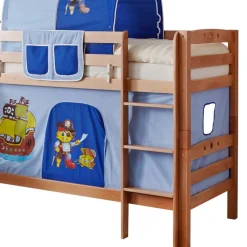 Buche Stockbett für Jungen mit Rutsche - Leonie