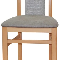 Buchenholz Stühle in Natur & Hellgrau - Zandravo (2er Set)