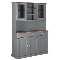 Buffetschrank in Grau & Braun - Nepplan