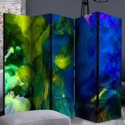 Bunter Paravent aus fünf Elementen - Brozana