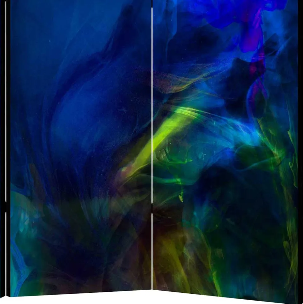 Bunter Paravent aus fünf Elementen - Brozana