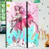 Bunter Paravent mit Manga Mädchen Motiv - Vinales