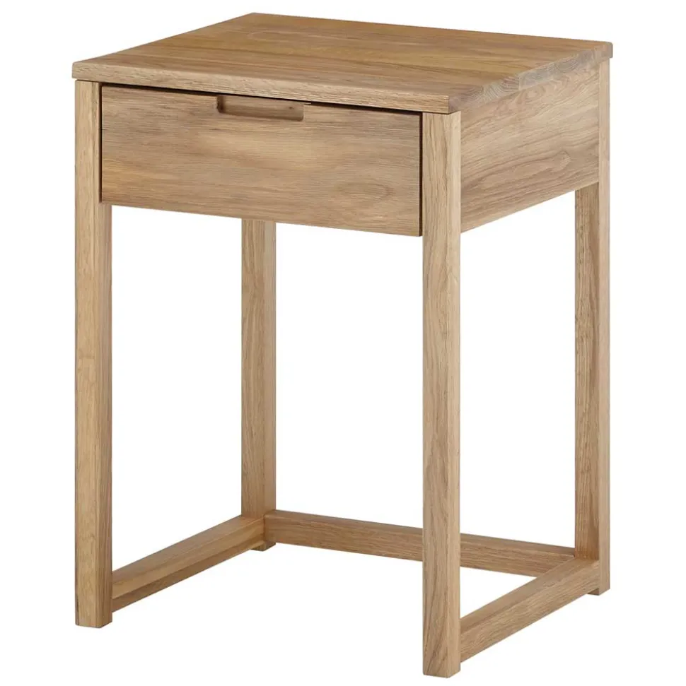 45c60c40 Massivholz Nachtkonsole mit Bügelgestell - Egina