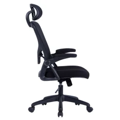 Chefsessel mit Kopfstütze in Schwarz - Geritts